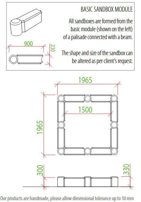 3D modul za otroški peskovnik